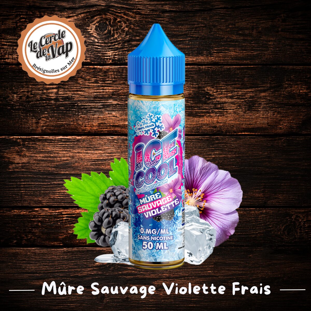 Mûre sauvage violette - Ice Cool - LiquidArom – 50 ml